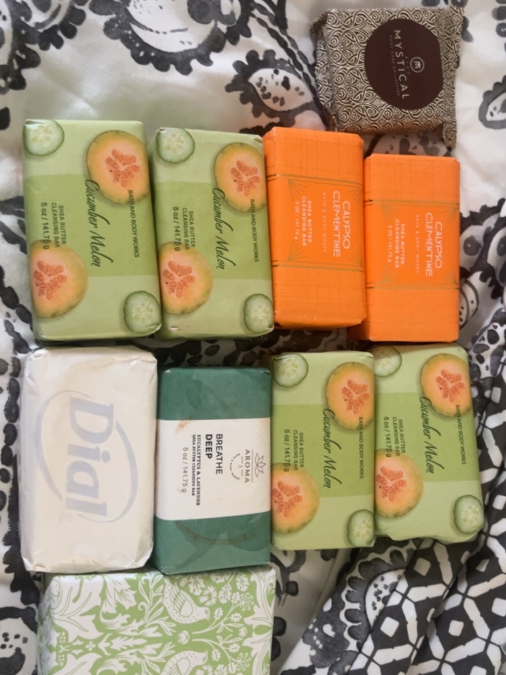Bundle of soap bars